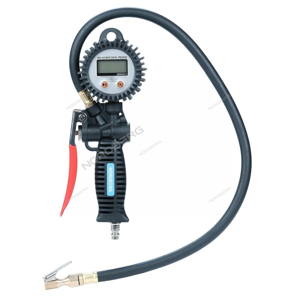 Пистолет для подкачки колес с цифровым манометром NORDBERG Ti63