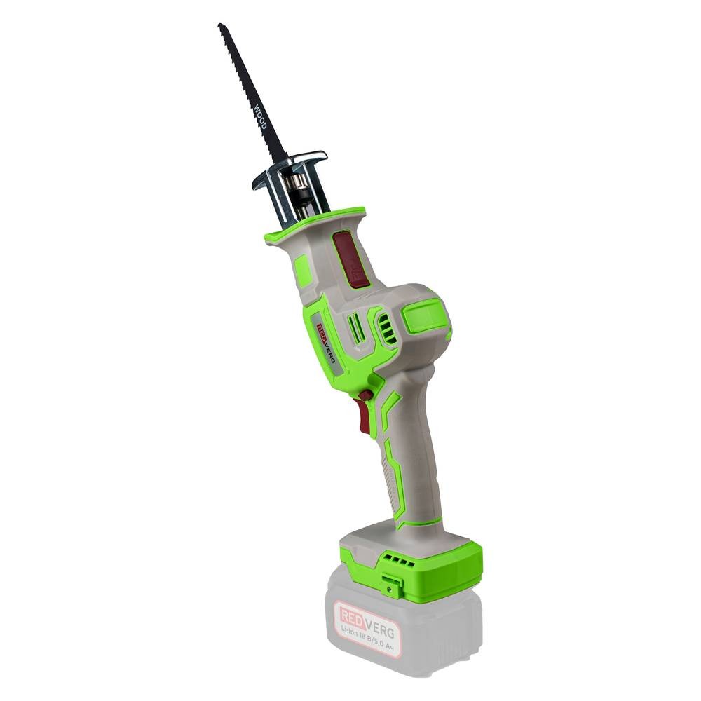 Аккумуляторная сабельная пила RedVerg RD-GSS18BL/U (без акк, без з/у)