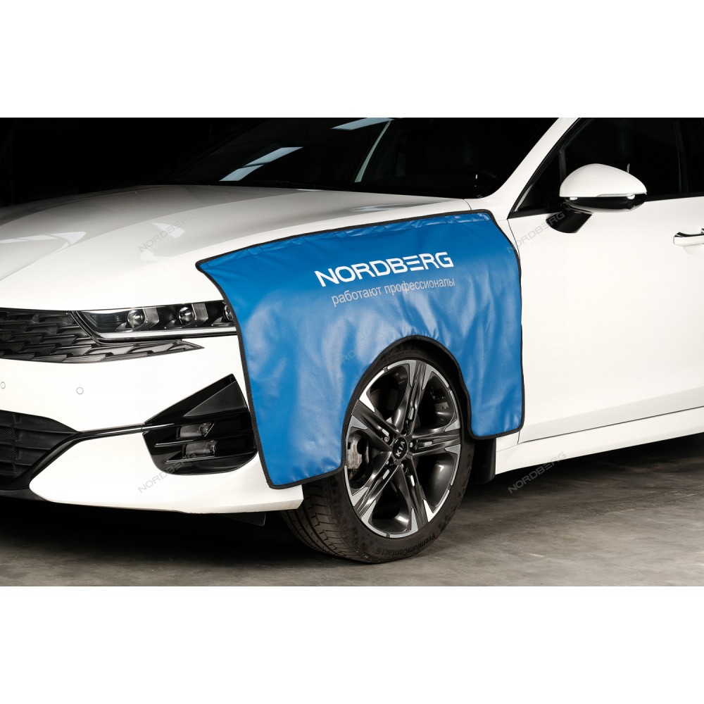 Накидка на крыло 110х65 с вырезом с магнитом и подкладкой NORDBERG NN1