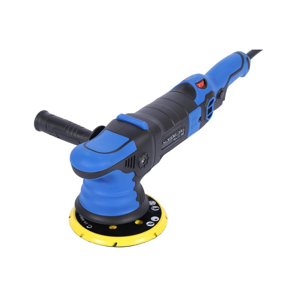 Полировальная машинка орбитальная, диск 150 мм, 2000-4800 об/мин, ход эксц. 21 мм NORDBERG NE411-150