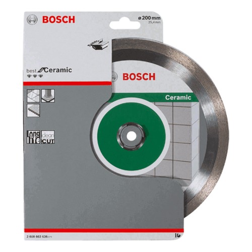 Диск алмазный по керамике Bosch Best for Ceramic 200х25.4мм (636)