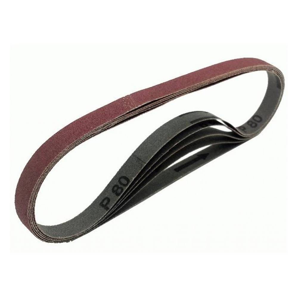 Лента шлифовальная Makita 13х533мм P80 5шт (P-43343)