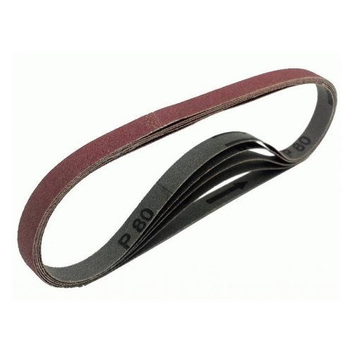 Лента шлифовальная Makita 13х533мм P80 5шт (P-43343)