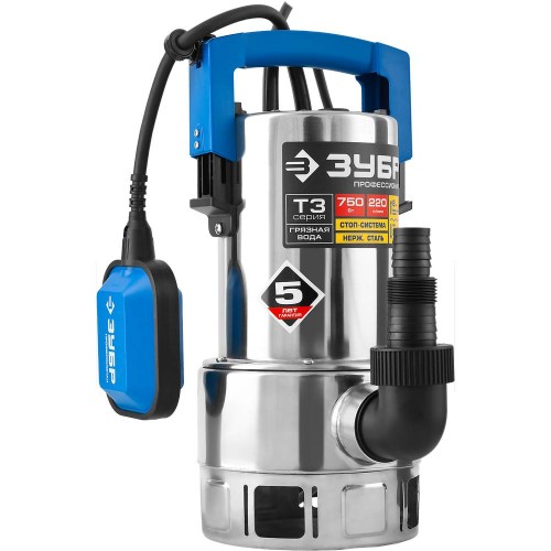 Насос дренажный ЗУБР НПГ-Т3-750-С