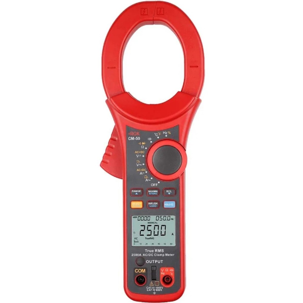 Клещи токоизмерительные RGK CM-50 с поверкой