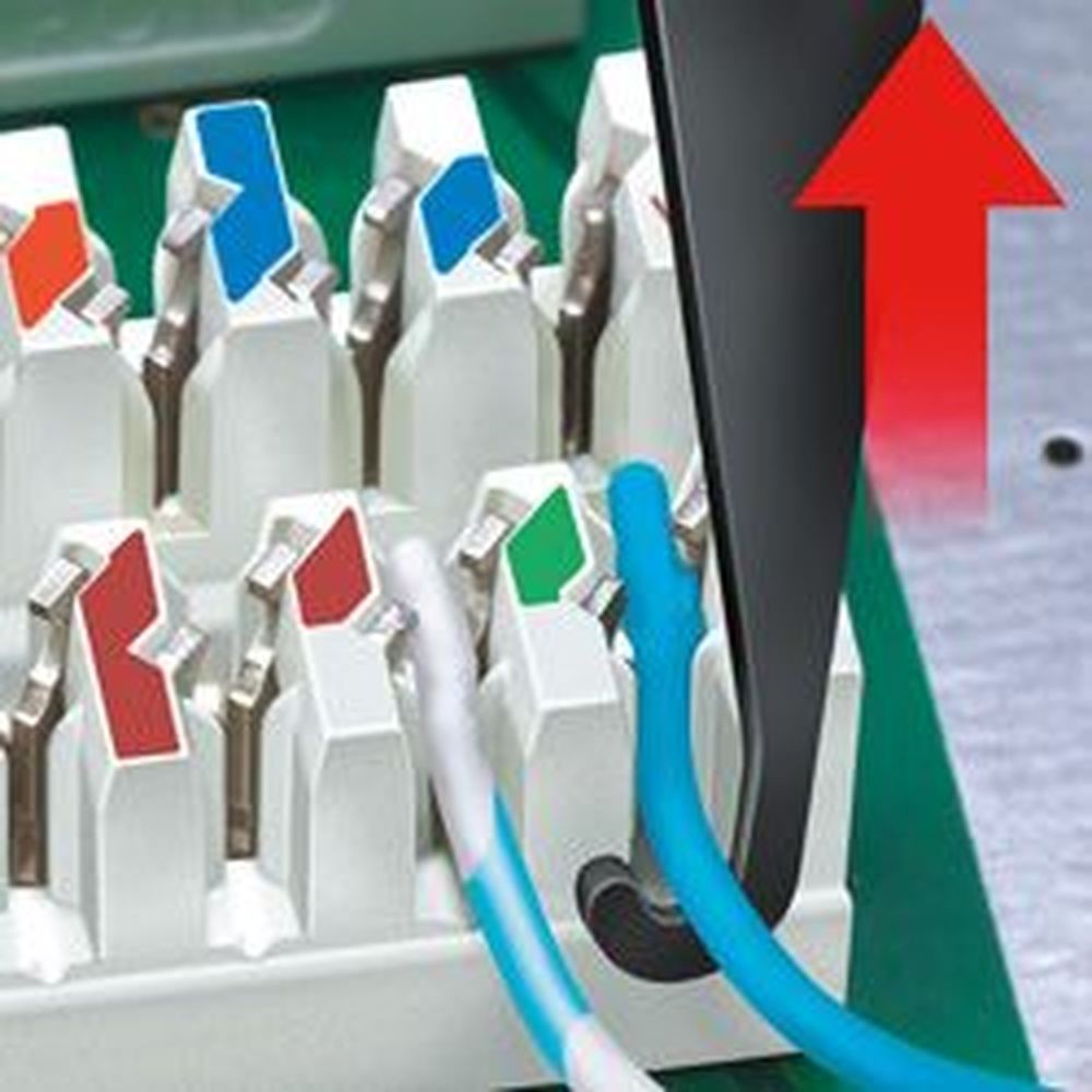 Инструмент для укладки кабелей LSA-Plus и их аналогов, UTP и STP, _ 0.4-0.8 мм, длина 175 мм