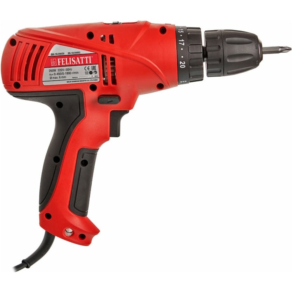 Сетевой шуруповерт Felisatti ДШ-10/260Э2