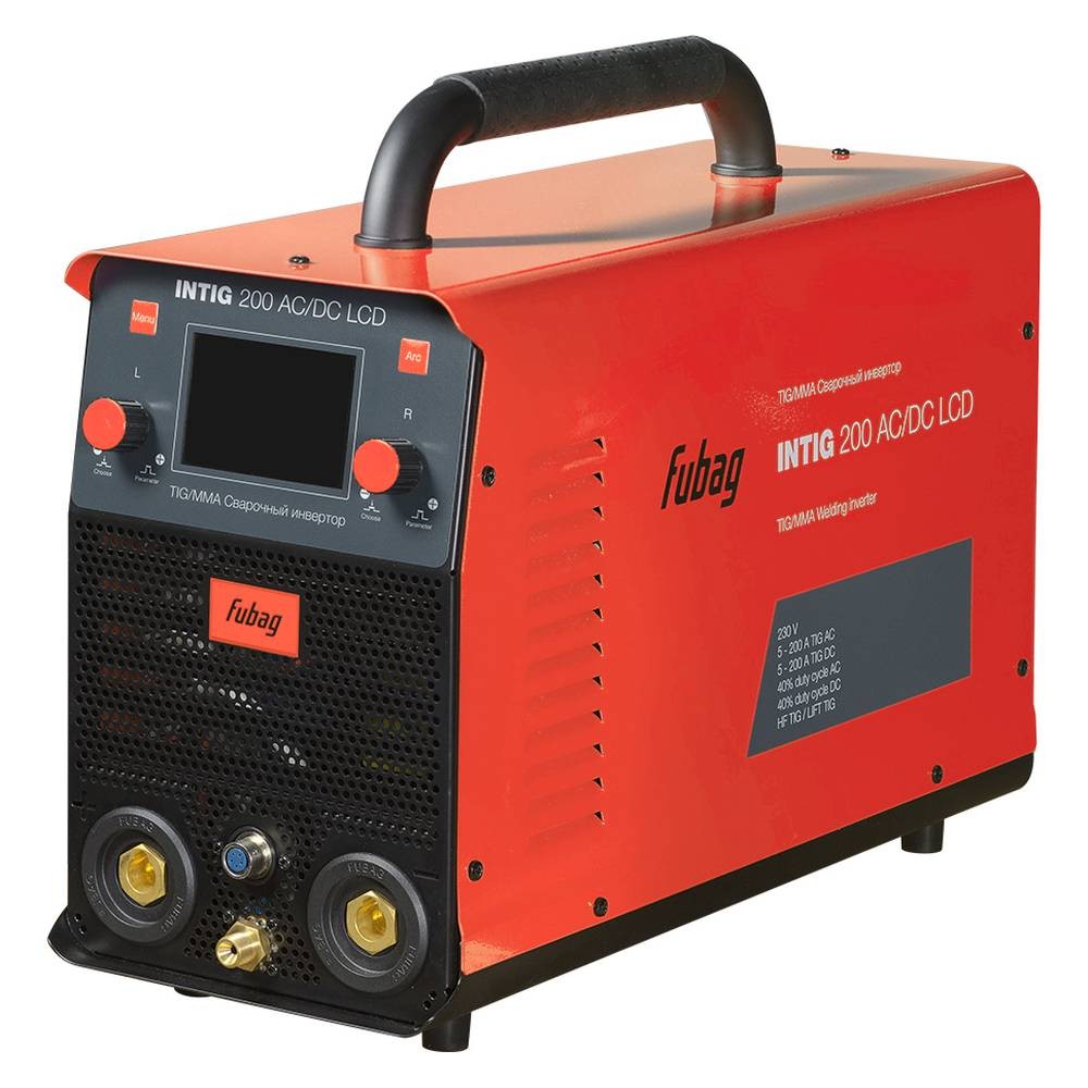 FUBAG Сварочный инверторный аргонодуговой аппарат INTIG 200 AC/DC PULSE с горелкой FB TIG 26 5P 4m