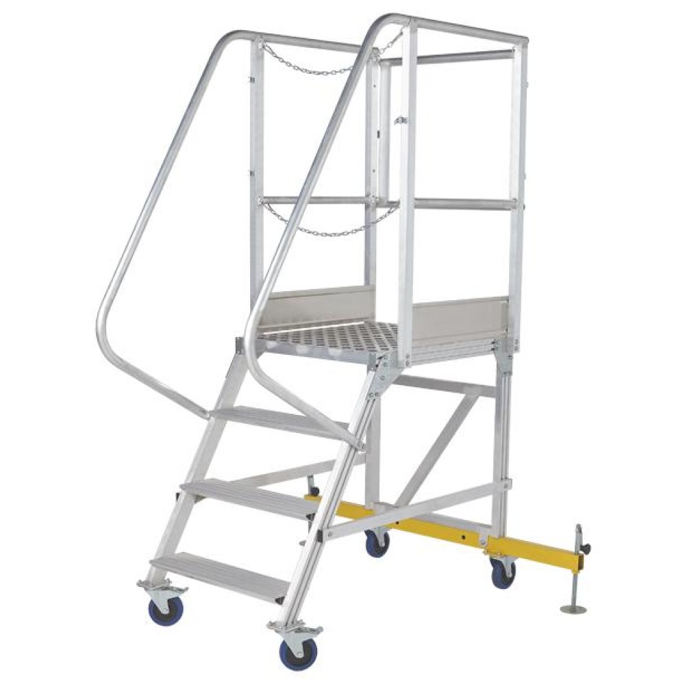 Вышка - стремянка разборная на колесах (150кг+150кг) MEGAL ВС2-0.8