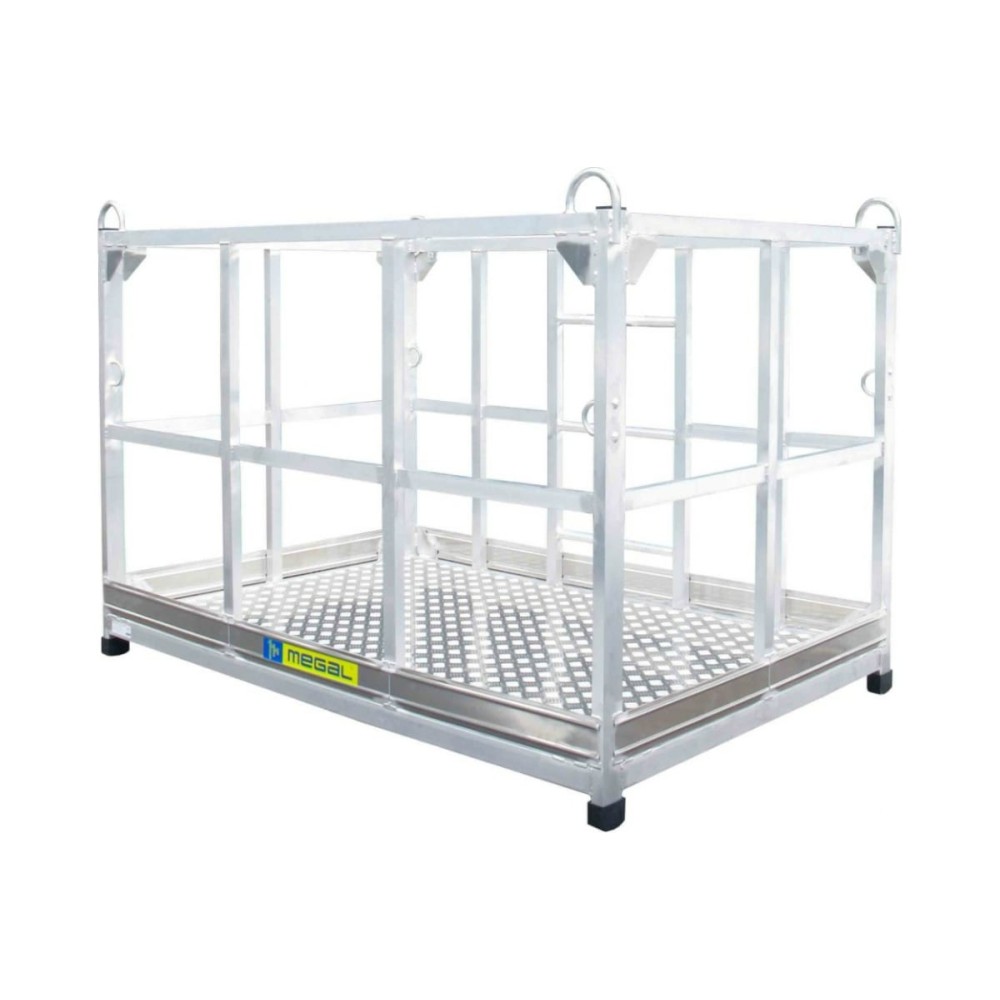 Площадка подвесная алюминиевая MEGAL ППА-4