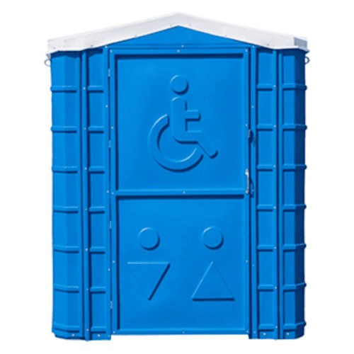 Туалетная кабина Экомарка для инвалидов (синий)