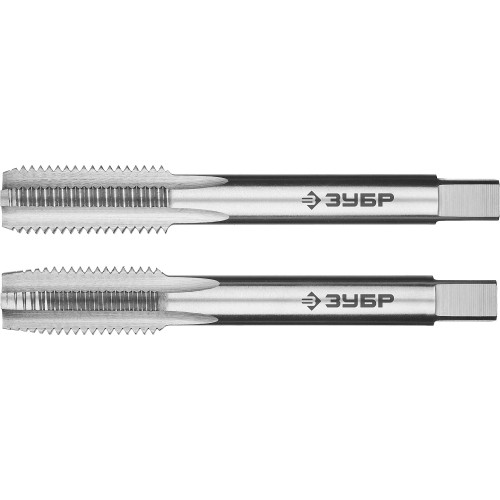 ЗУБР М12 x 1.5 мм, сталь Р6М5, комплект машинно-ручных метчиков, Профессионал (4-28007-12-1.5-H2)