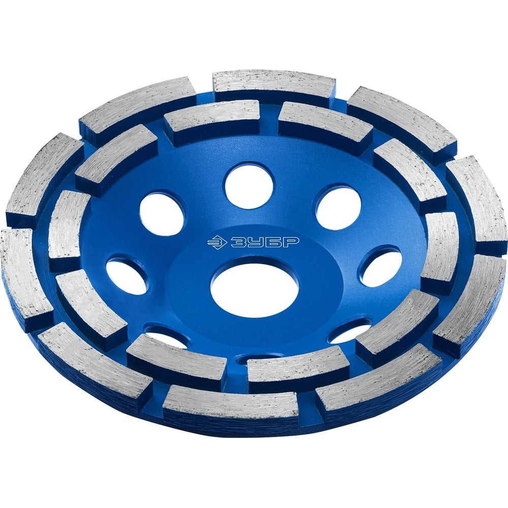 ЗУБР d 125 мм, двухрядная алмазная шлифовальная чашка, Профессионал (33372-125)