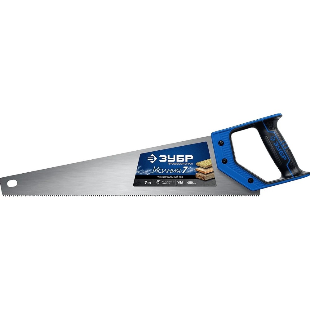 Ножовка универсальная ЗУБР Молния-7 7TPI 500 мм 1537-50