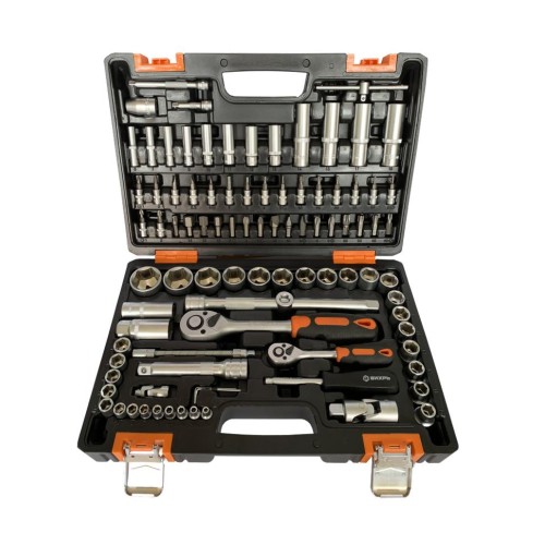 Набор инструментов Вихрь АВТО, 1/2" , 1/4" , CrV, в кейсе 94 предметов