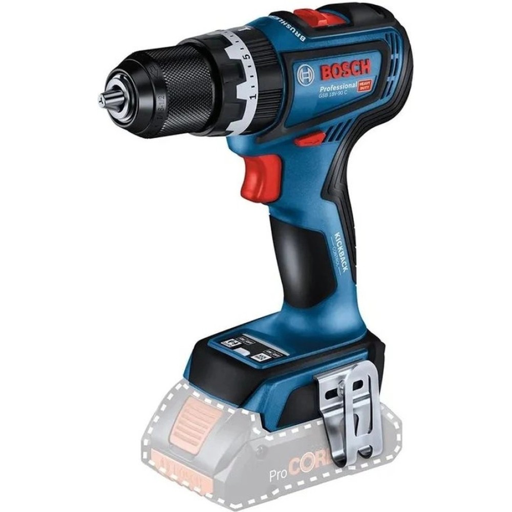 Шуруповерт аккумуляторный Bosch GSR 18V-90 C (б/акк, б/ЗУ)