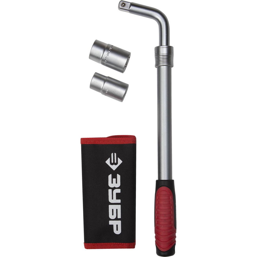 ЗУБР 17/19 мм, 21/23 мм, баллонный телескопический ключ с торцовыми головками (27525-H4)