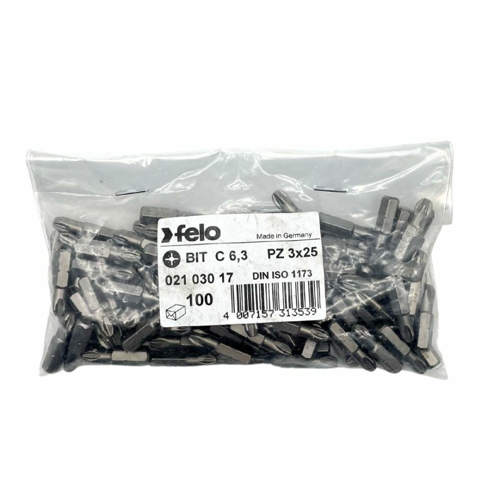 Felo Бита крестовая серия Industrial PZ 3X25, 100 шт 02103017