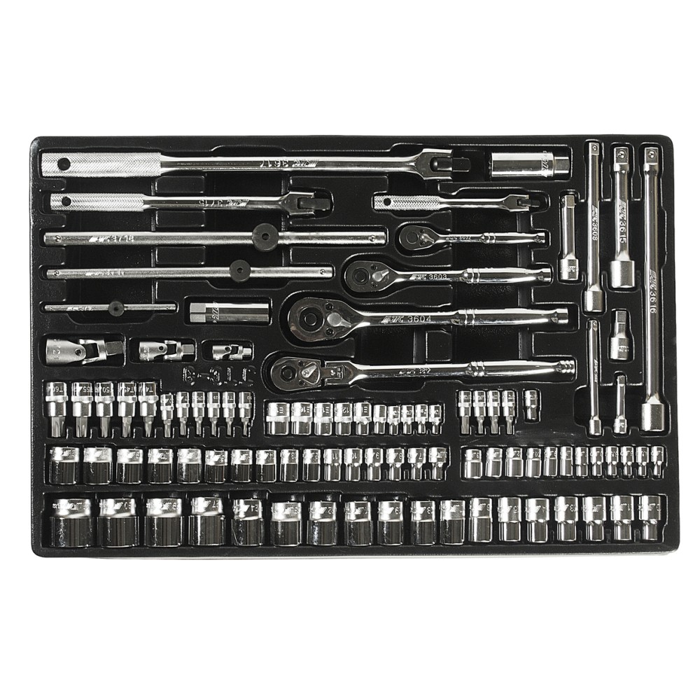 Набор инструментов для тележки инструментальной JTC-3931 (3-я секция) 94 предмета JTC