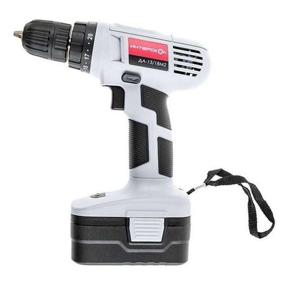 Аккумуляторная дрель-шуруповерт ИНТЕРСКОЛ ДА-13/18M2