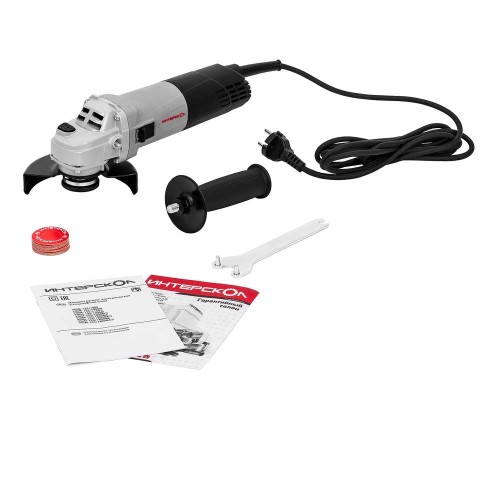 Машина шлифовальная угловая ИНТЕРСКОЛ УШМ-125/1000