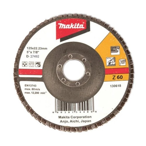 Круг лепестковый торцевой Makita 125x22.2мм P60 (D-27492)