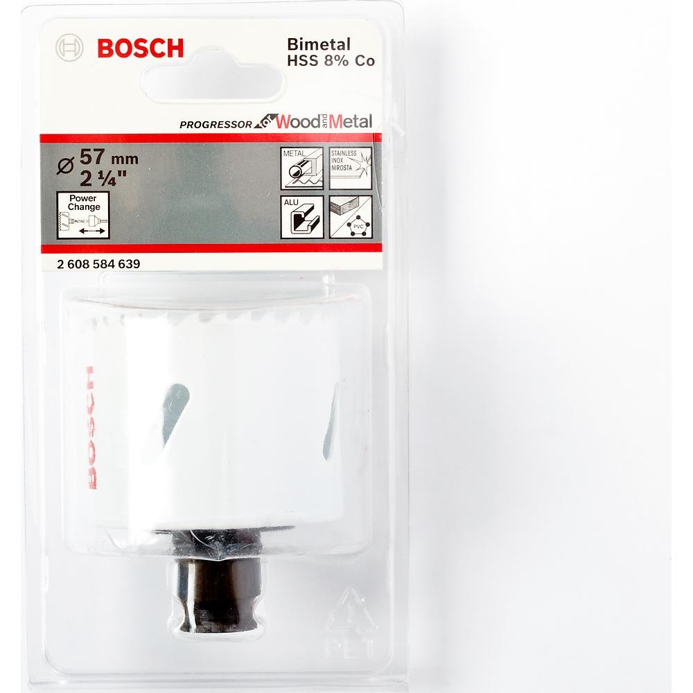 Коронка Bosch HSS-CO 57мм (639)