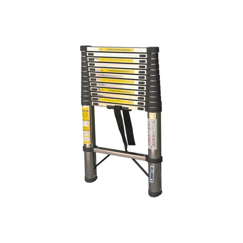 Лестница Алюмет 3,8*13 стальная телескопическая