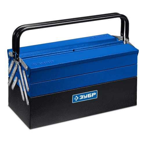 ЗУБР ЯРУС-5/19, 470 х 210 х 225 мм, (19_), Металлический раздвижной ящик для инструментов, Профессионал (38355-19)