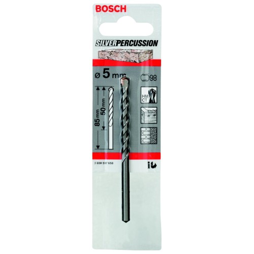 Сверло по бетону Bosch Silver Percussion 5х 85мм (658)