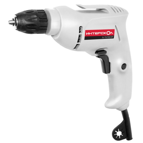 Сетевая дрель ИНТЕРСКОЛ Д-10/350 ЭР безударная