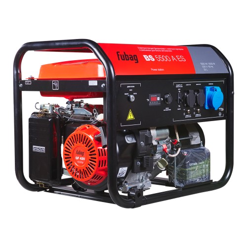 FUBAG Бензиновый генератор с электростартером и коннектором автоматики BS 5500 A ES
