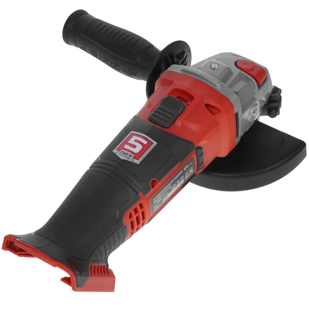 Машина шлифовальная угловая аккумуляторная ЗУБР УШМ-18-125 (без акк, без з/у)