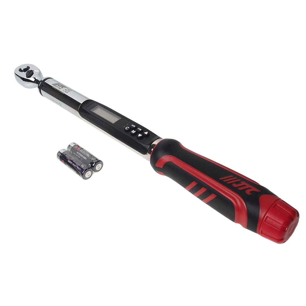 Ключ динамометрический 3/8" 7-135Нм 425мм с цифровой индикацией JTC