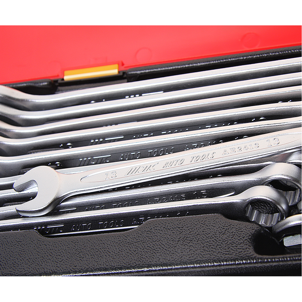 Набор ключей комбинированных 6-24мм 17 предметов в кейсе JTC