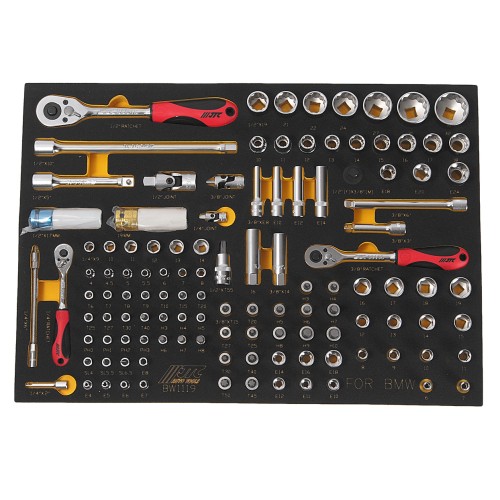 Набор инструментов 119 предметов слесарно-монтажный (BMW) в ложементе JTC