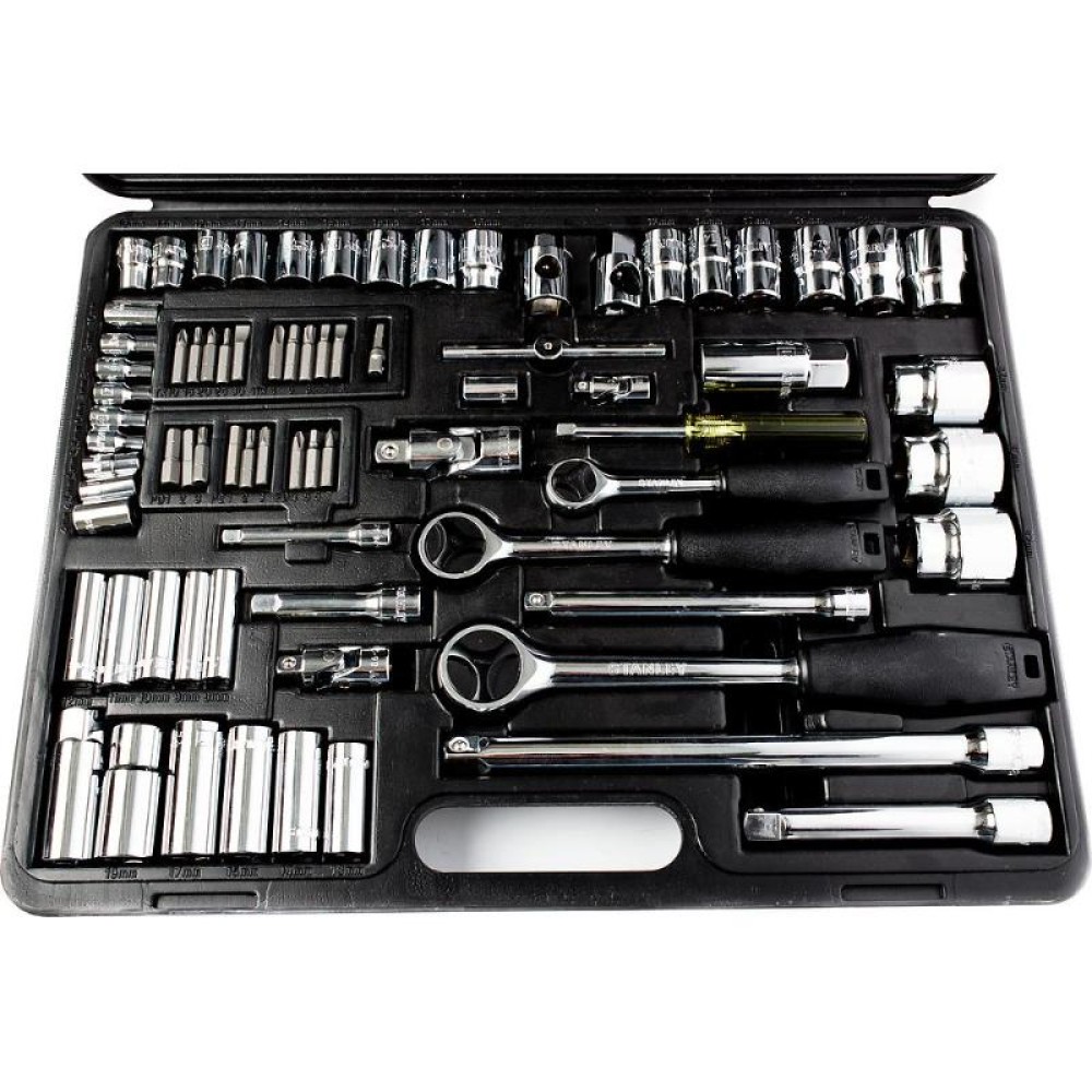 Набор торцевых головок 1/4" + 3/8" + 1/2" STANLEY 1-87-193