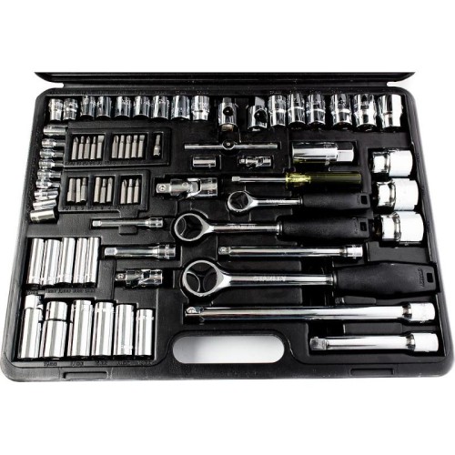 Набор торцевых головок 1/4" + 3/8" + 1/2" STANLEY 1-87-193