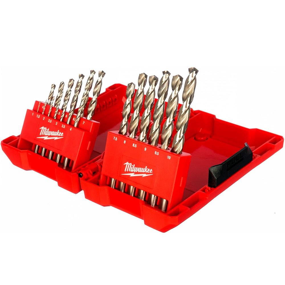 Набор сверл по металлу Milwaukee HSS-G THUNDERWEB 1-10мм 19шт (374)