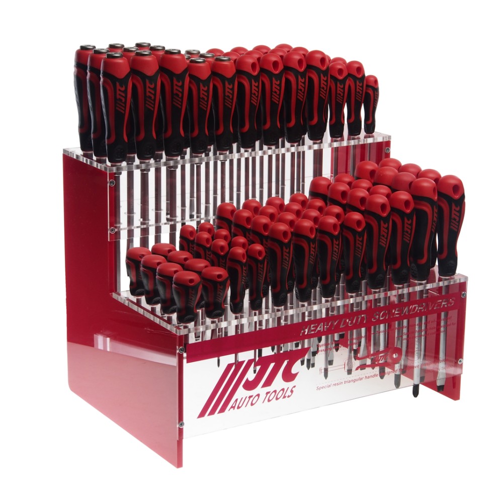 Набор отверток силовых 84 предмета на стенде JTC