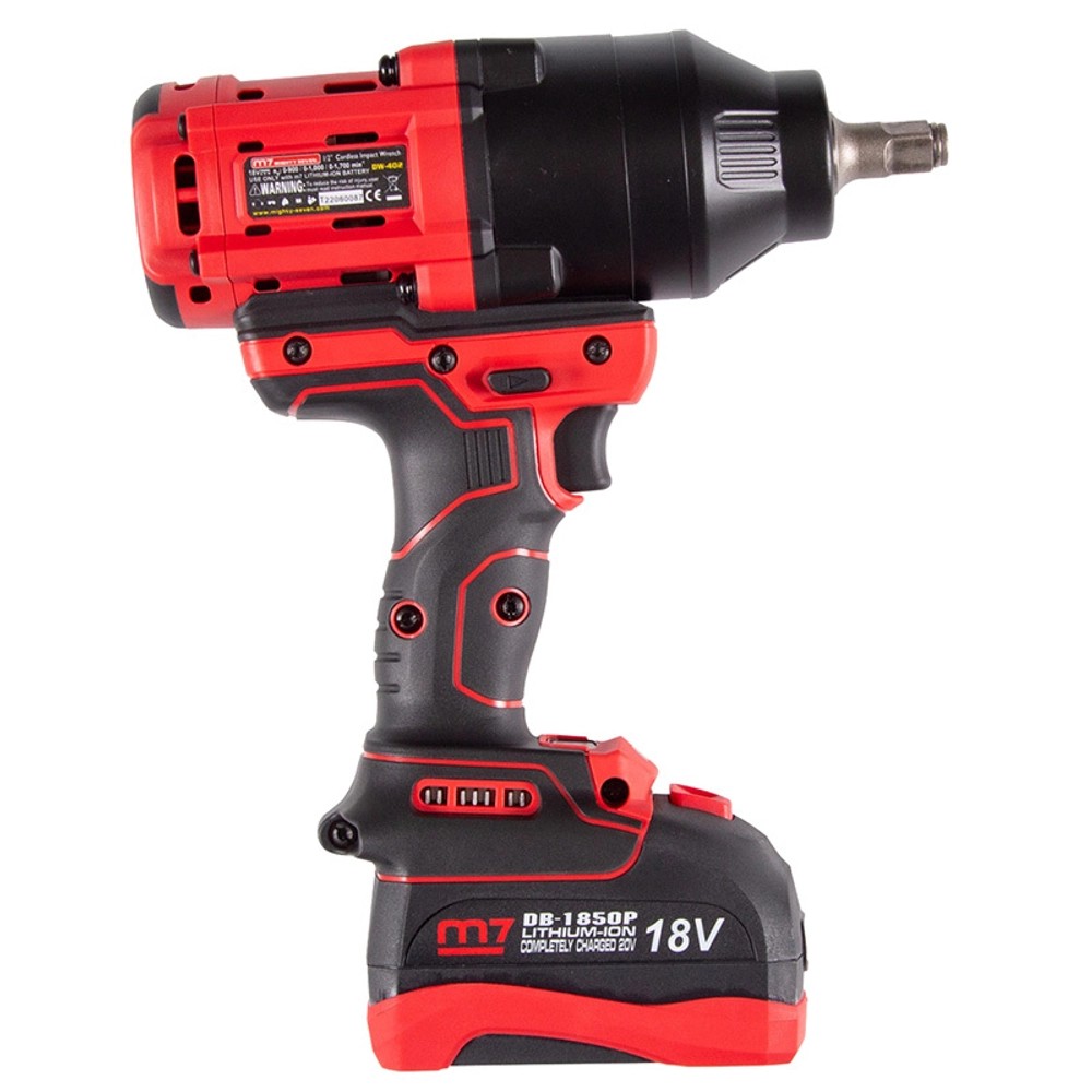 Гайковерт аккумуляторный ударный 1/2", 1700 Нм, 18 В, без аккумулятора и ЗУ MIGHTY SEVEN DW-402