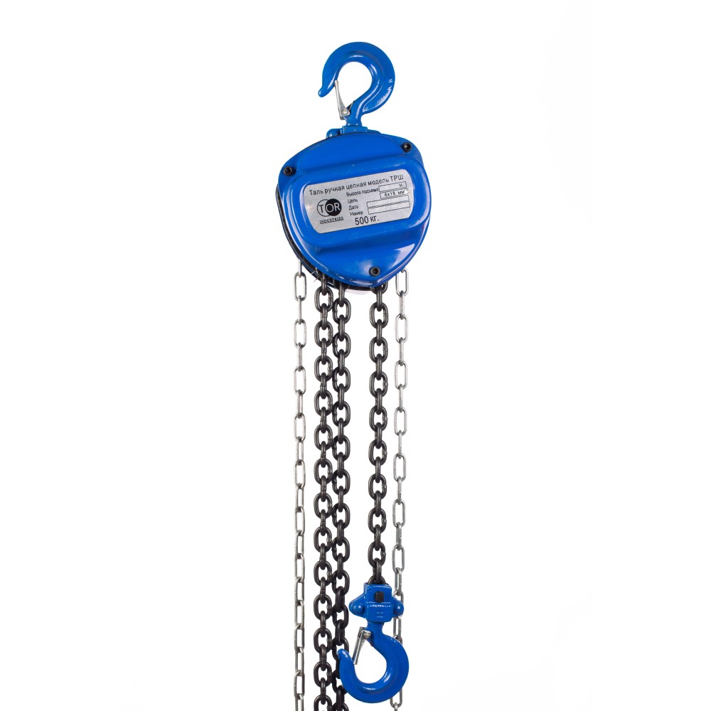 Таль ручная шестеренная TOR ТРШ 0,5ТХ6М (тип C)