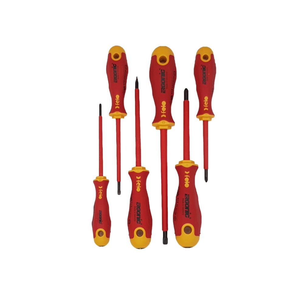 Набор диэлектрических отверток Felo Ergonic, 6 шт, 41396198