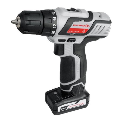 Аккумуляторная дрель-шуруповерт ИНТЕРСКОЛ ДА-18 ЭР 536.0.2.01