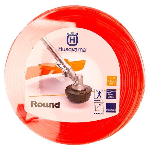Леска для триммера Husqvarna 2.4мм круглая 90м (5784375-01)