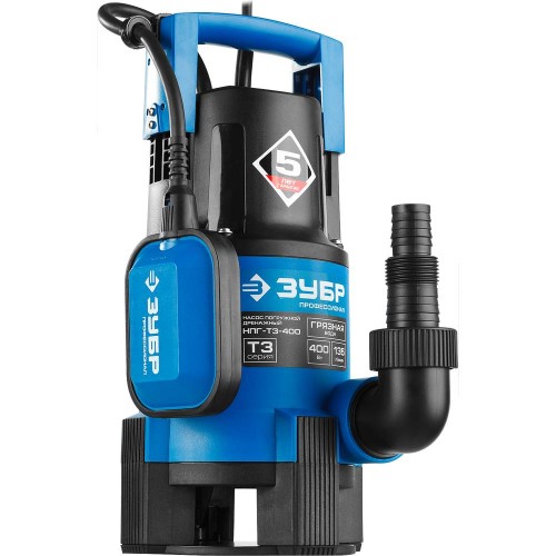 Насос дренажный ЗУБР НПГ-Т3-400