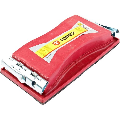 Колодка Topex для ручной шлифовки 100x210мм (металлические зажимы)