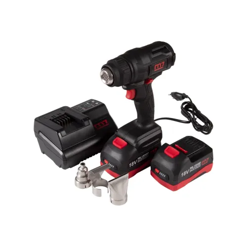 Аккумуляторный термофен,18 В, 7 предметов MIGHTY SEVEN DHG-101A