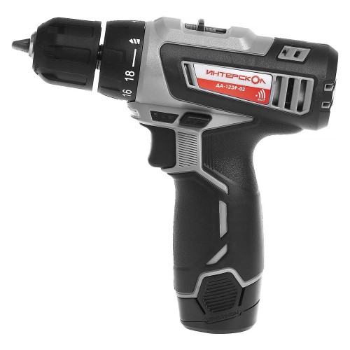 Аккумуляторная дрель-шуруповерт ИНТЕРСКОЛ ДА-12 ЭР-02 ДМ