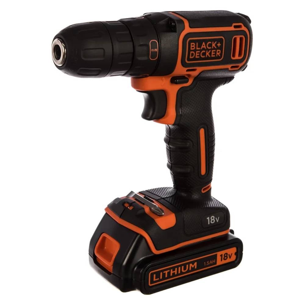 Аккумуляторная дрель-шуруповерт Black&Decker BDCDC18KB